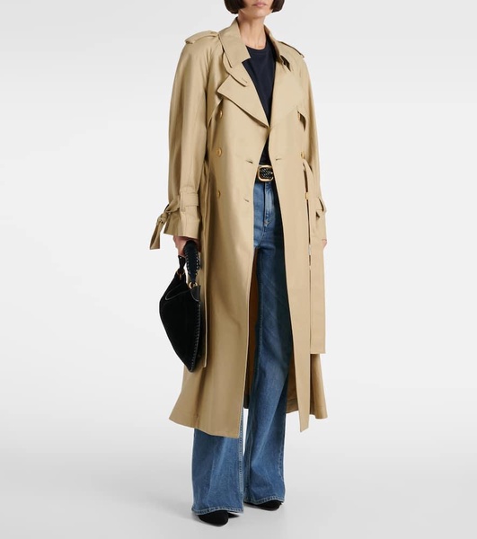 Classic Ease cotton-blend trench coat