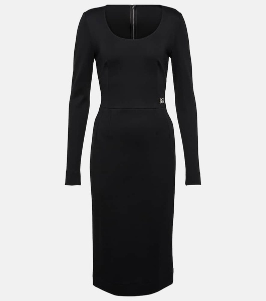 Fitted midi dress