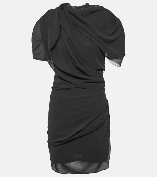 La Robe Castagna draped minidress