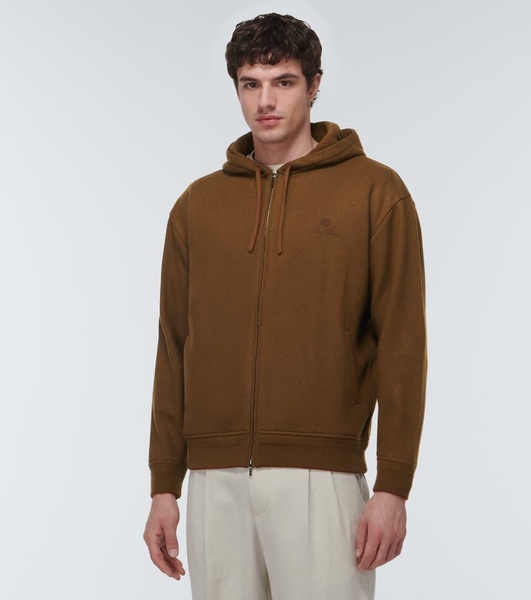 Cashmere-blend hoodie