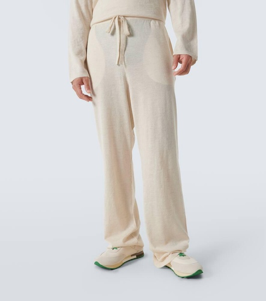 Darvi wool and silk sweatpants