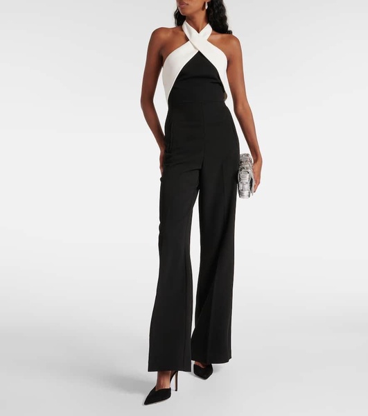 Halterneck cady jumpsuit