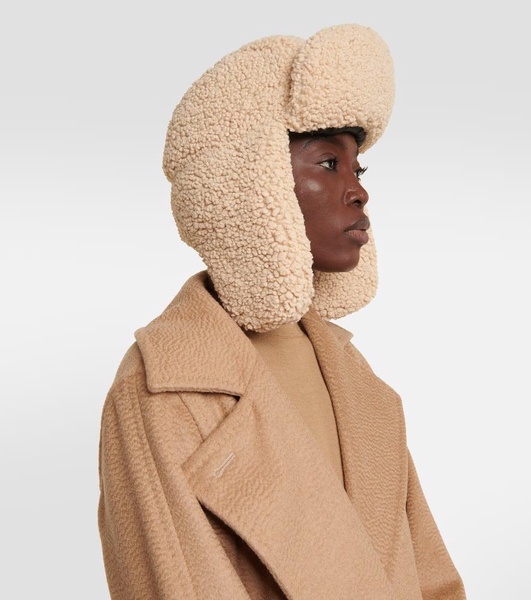 Faux shearling hat