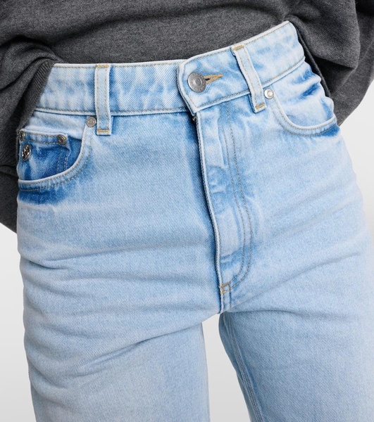 High-rise boyfriend jeans