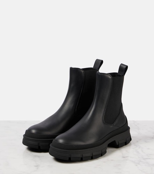 Hevea leather Chelsea boots