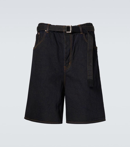 Denim Bermuda shorts