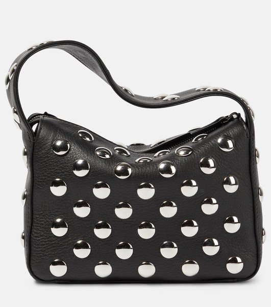 Elena Small studded leather shoulder bag