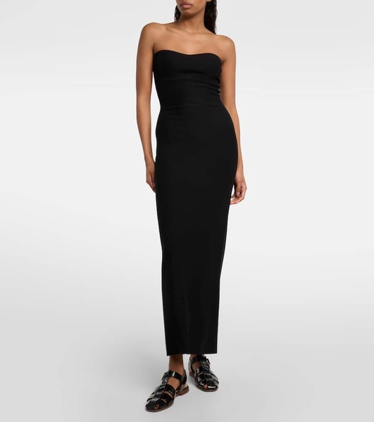 Calderon wool, silk, and cashmere maxi dress