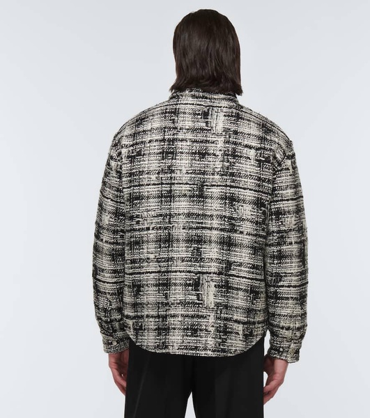 Tweed blouson jacket