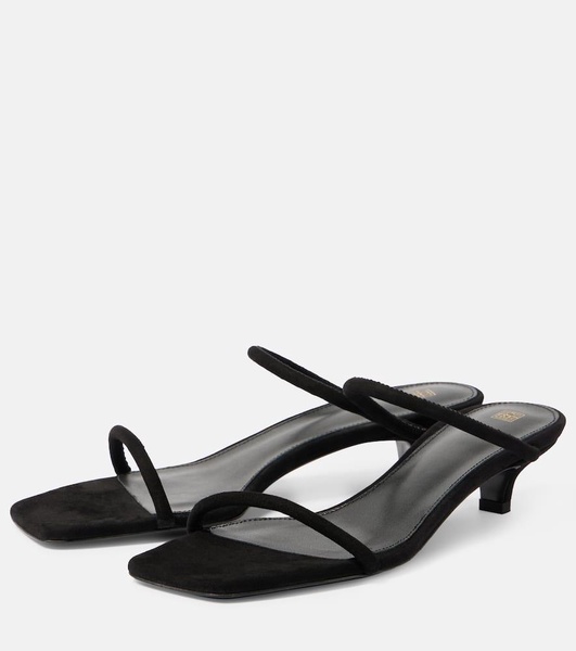 35mm The Minimalist suede sandals