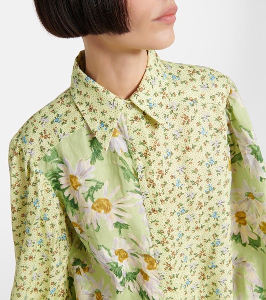 Astra floral linen shirt