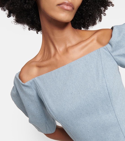 Ellen off-shoulder cotton top