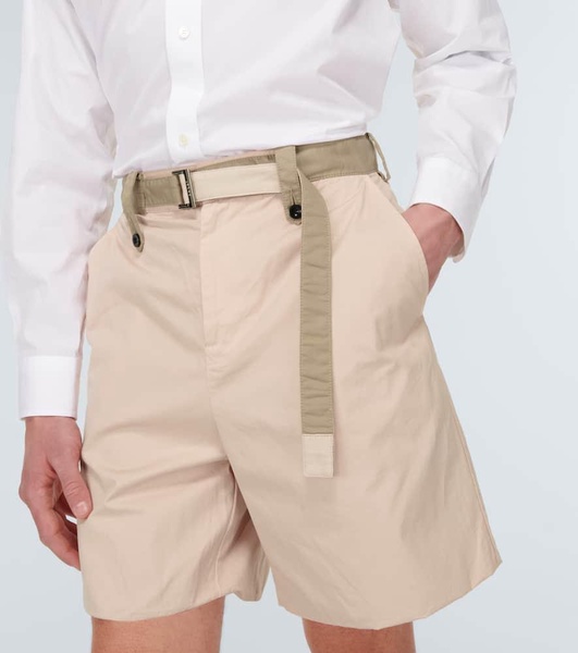 Cotton chino shorts