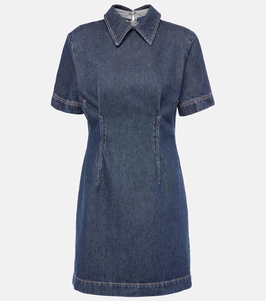 Douglas denim polo dress