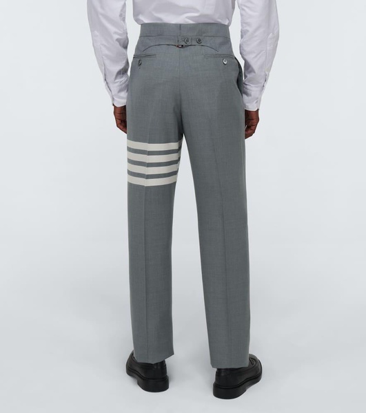 4-Bar wool suiting pants