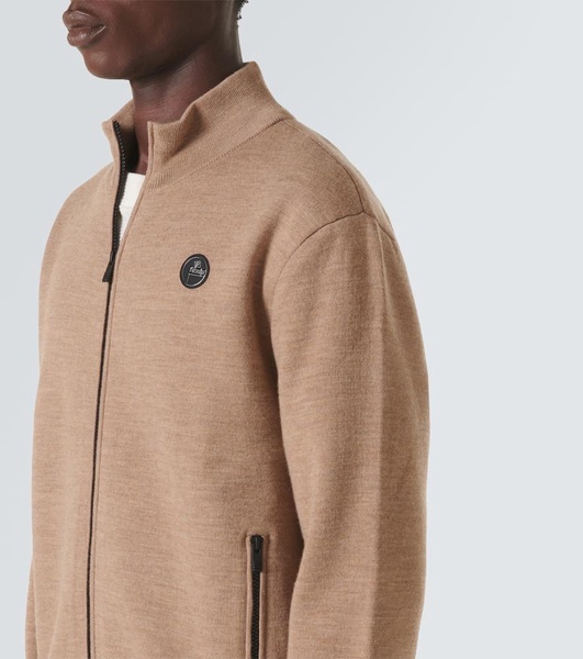 Mayeul wool-blend zip-up cardigan