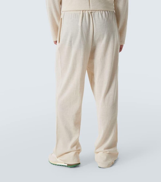 Darvi wool and silk sweatpants