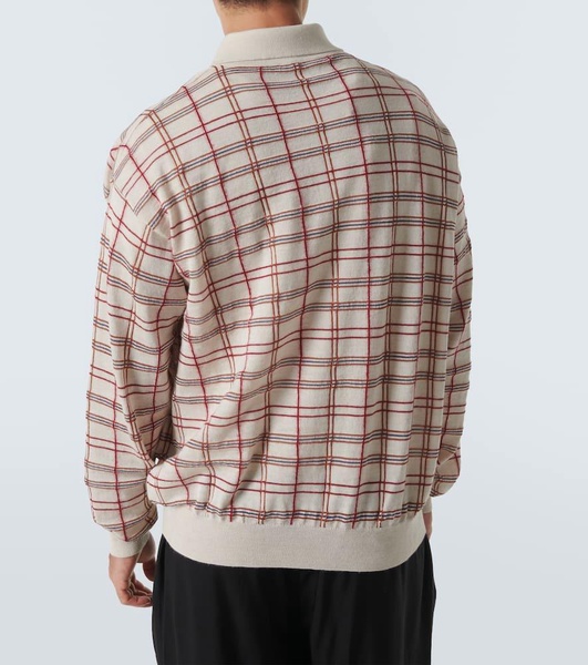 Balthus wool and silk-blend polo sweater