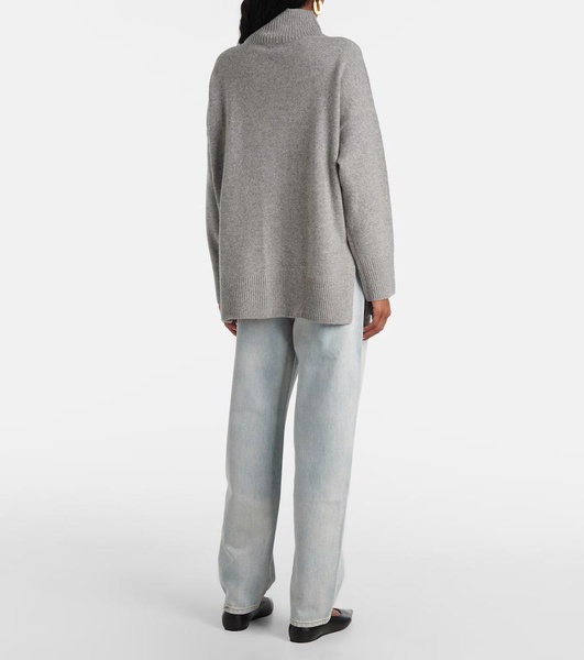 Wool and cashmere turtleneck sweater