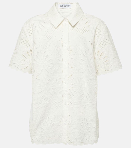 Embroidered cotton shirt