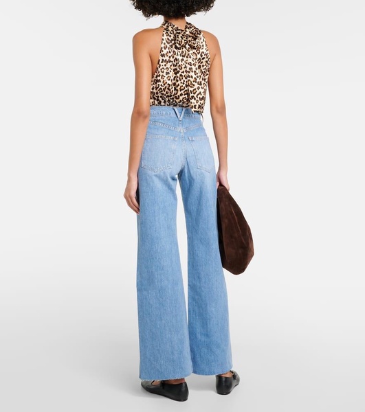 Taylor high-rise wide-leg jeans