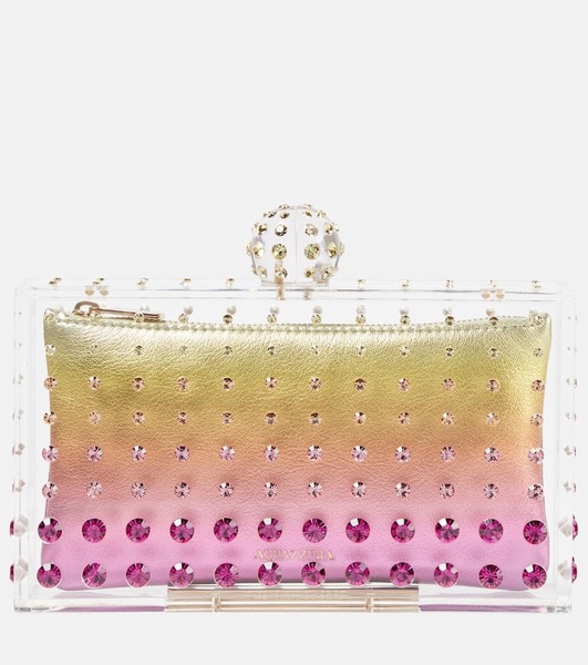 Tequila crystal-embellished clutch