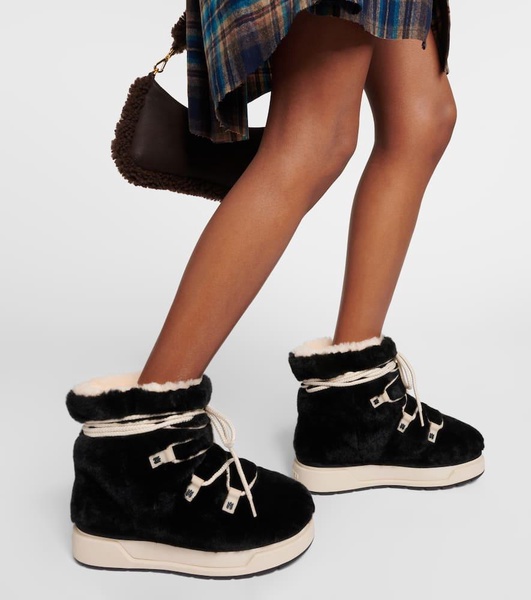 Malibu Hi faux shearling boots