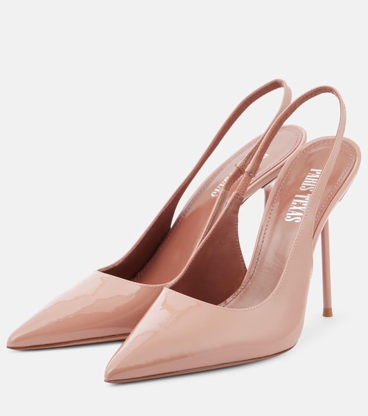 Lidia 105 patent leather slingback mule