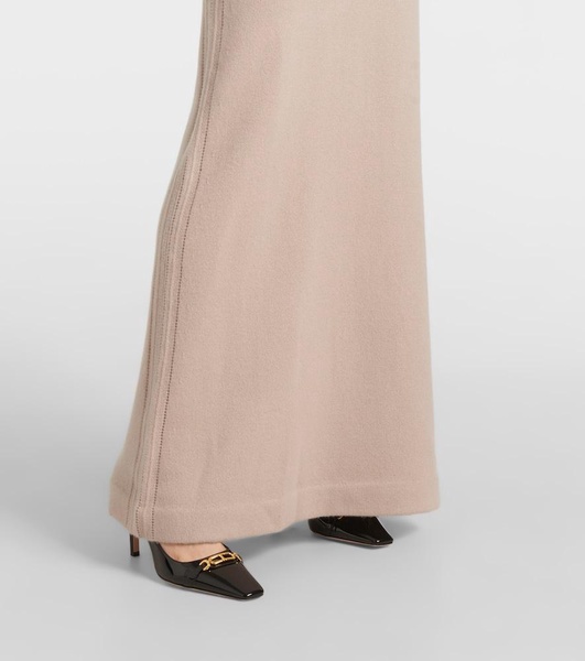 Cashmere turtleneck gown