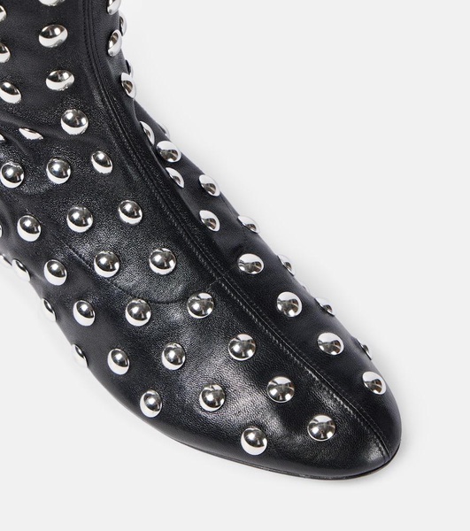 Apollo studded leather booties