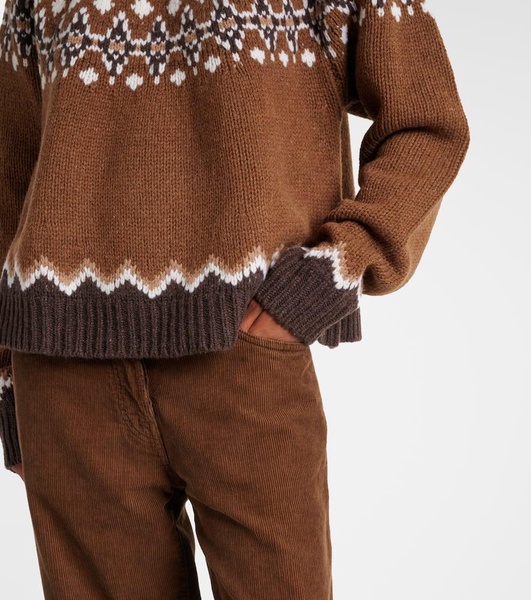 Sweet Winter intarsia sweater