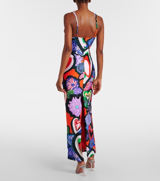 Printed maxi dress