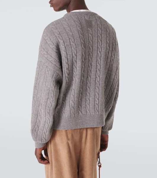 Oversized wool sweater