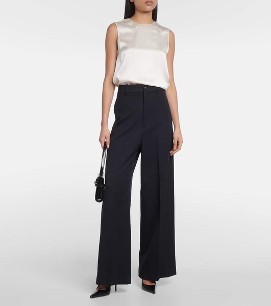 Johan virgin wool wide-leg pants