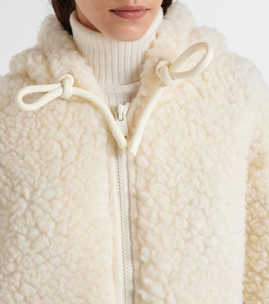 Isabelle virgin wool teddy jacket