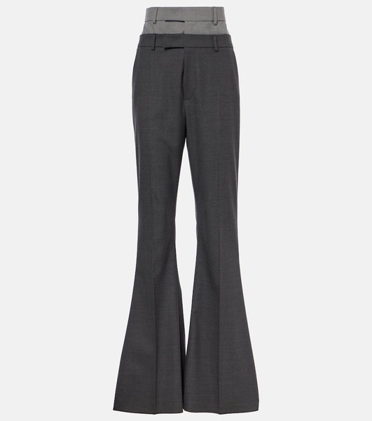 Lince wool flared pants