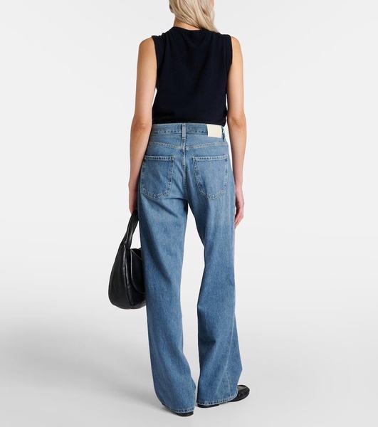 Annina mid-rise wide-leg jeans