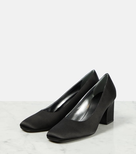 Fiore satin faille pumps