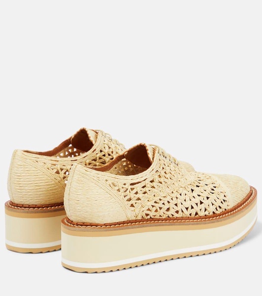 Borril raffia platforms