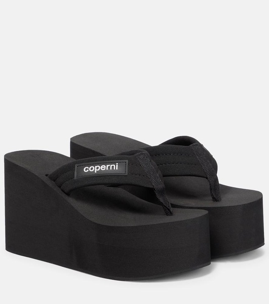 Platform thong sandals