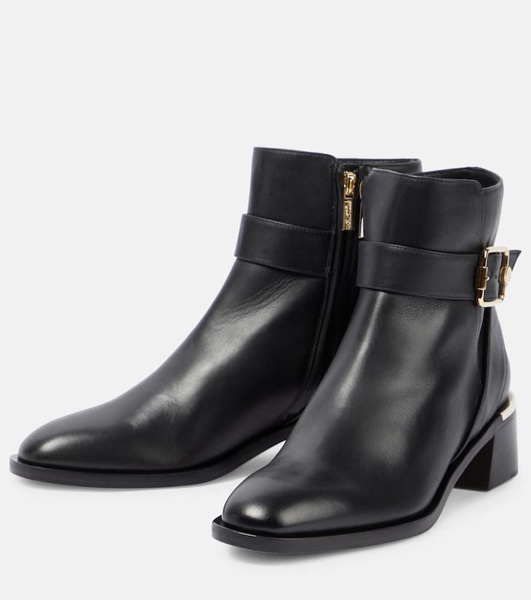 Clarice leather ankle boots