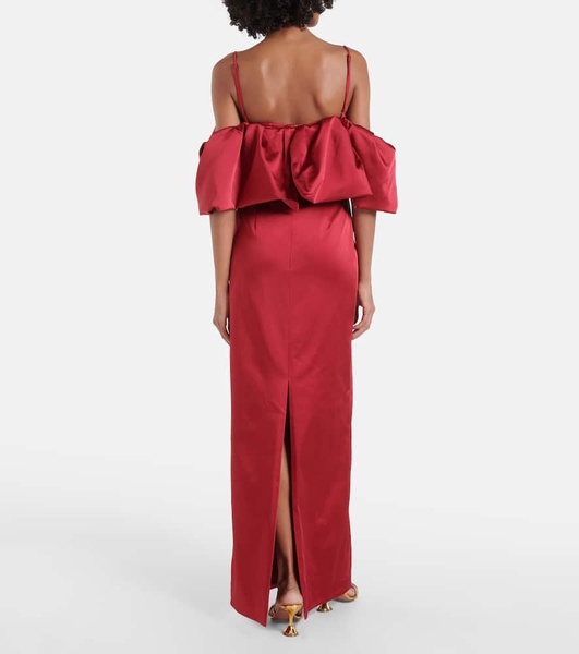 Dorina ruffled gown