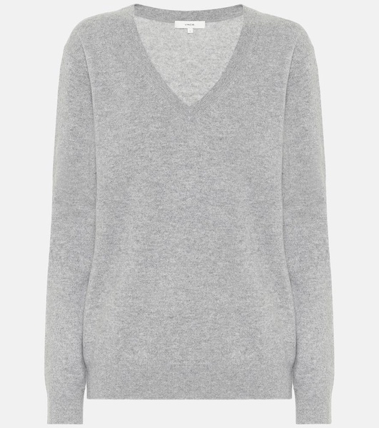 V-neck cashmere sweater