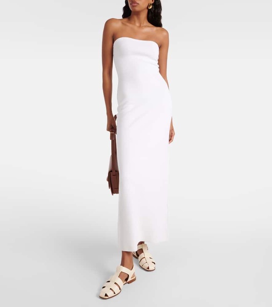 Calderon wool, silk, and cashmere maxi dress