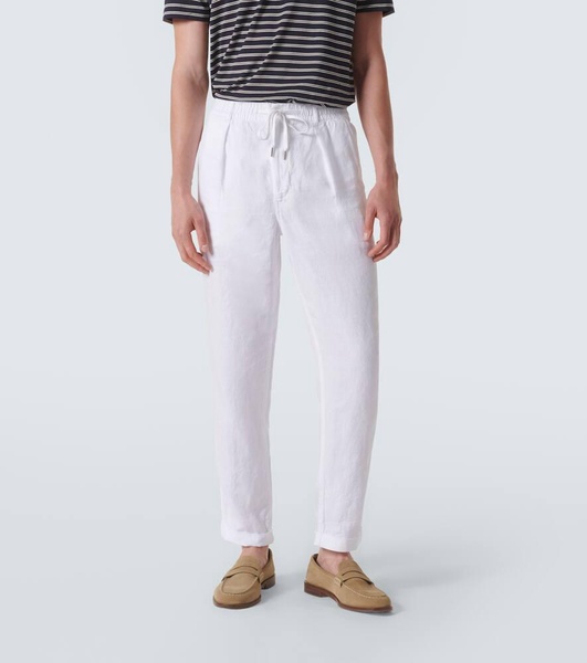 Linen straight pants