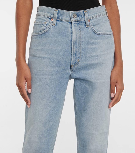 Daphne high-rise straight jeans