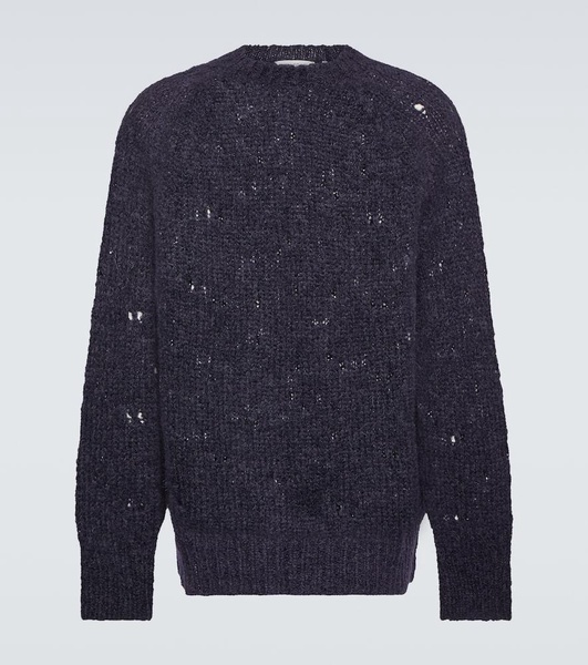 Needle Drop Raglan wool-blend sweater