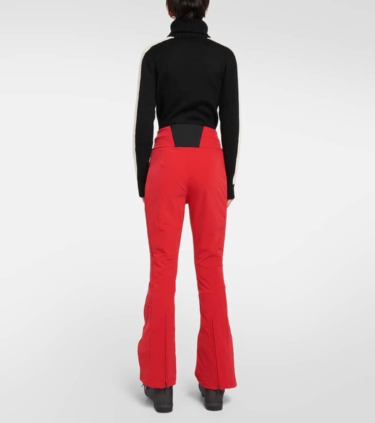 Aurora high-rise flared ski pants