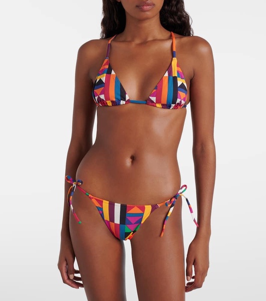 Reflexe printed bikini bottoms