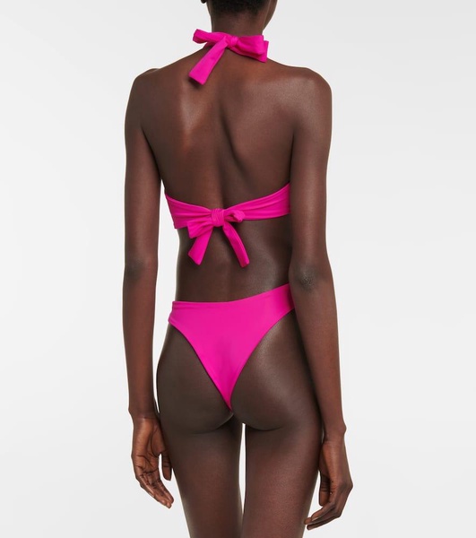 Ring-detail cutout swimsuit